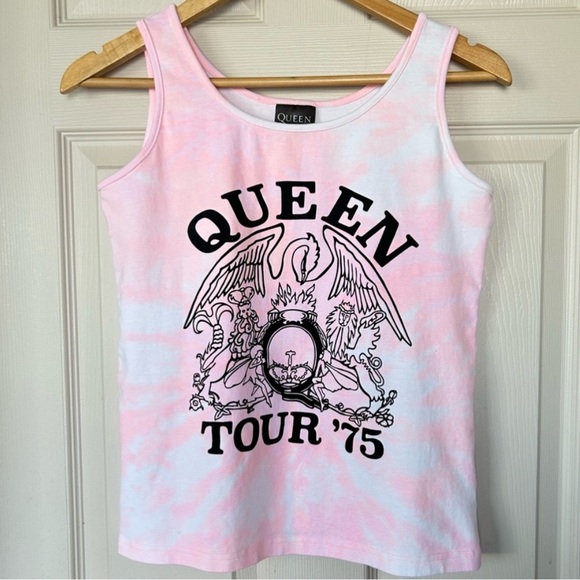 Queen Tour’75 Tie Dye T-Shirt - Picture 1 of 7